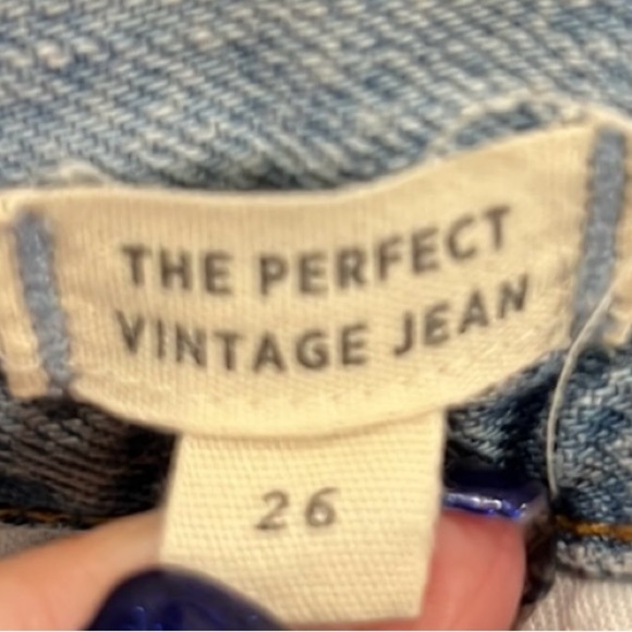 Madewell women’s perfect vintage lightwash denim jeans size 26 - Picture 10 of 11